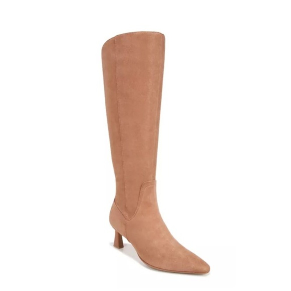 Naturalizer Women's Deesha Pointed Toe Tall Boot Cafe Brown Size 12 Wide Calf
